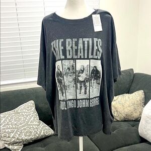 The Beatles Graphic Tee - Black